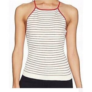 Free People movement New Dawn Striped Crisscross tank top Size Medium NWOT